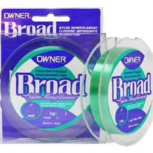 Linha Monofilamento Owner Broad 0,33mm 21lb/9,4kg C/ 300 M